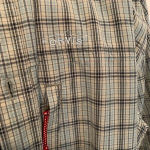 L Orvis Trout Bum ButtonUp Long Sleeve Shirt